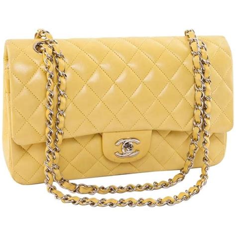 chanel classic yellow|chanel handbags latest price.